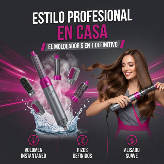 Cepillo Profesional 5 En 1